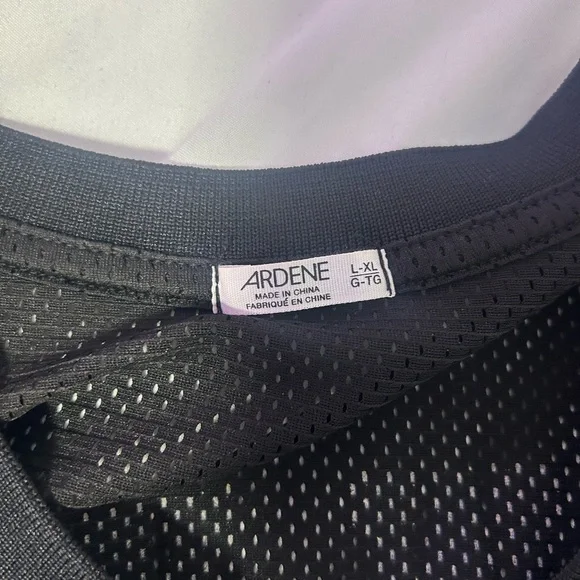 $15, size L/XL Ardene Black Mesh Top - Picture 2 of 3
